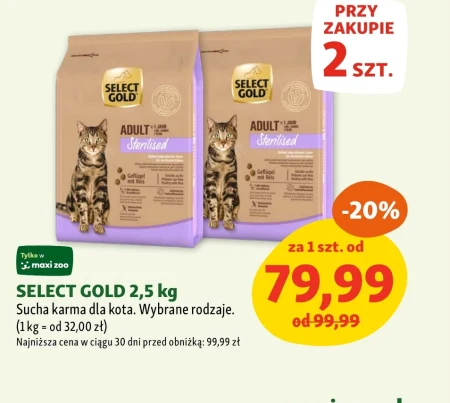 Karma dla kota Select Gold