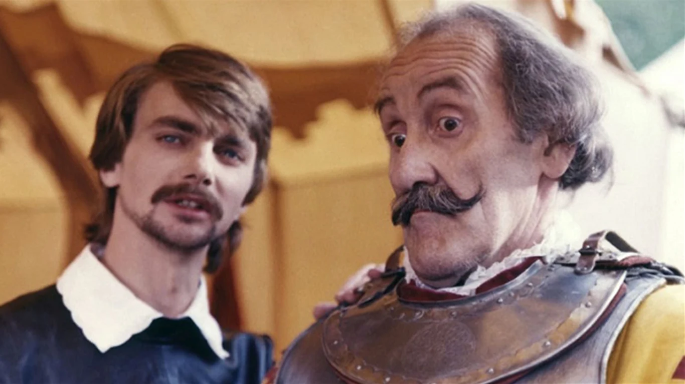 Stefan Każuro i Ludwik Benoit w produkcji "Pierścień i róża"