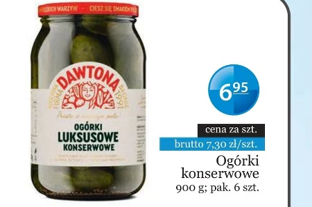 Консервовані огірки Dawtona