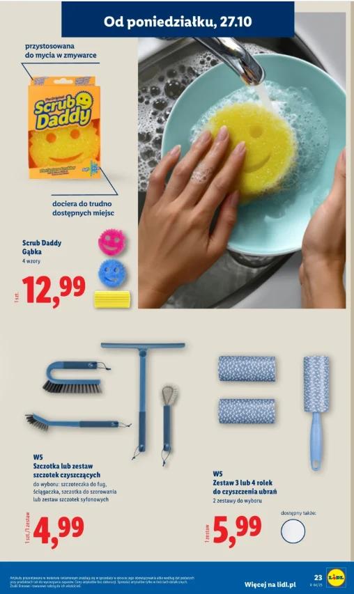 Gąbka Scrub Daddy za 12,99 zł – od 27 października w Lidlu!