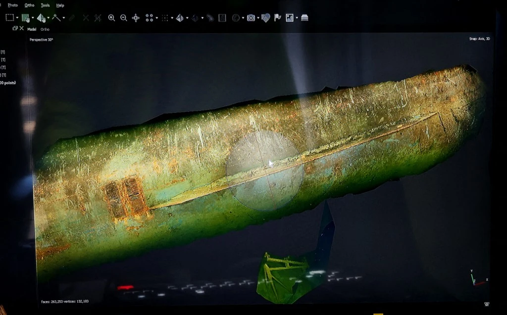 Zdjęcia wraku "Estonii"