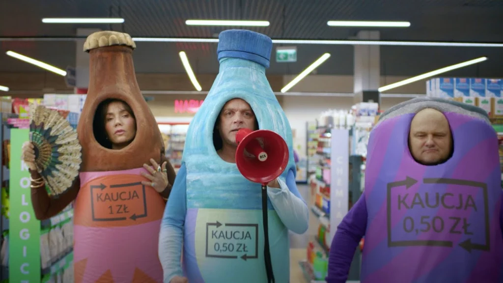 W nowej kampanii dotyczącej systemu kaucyjnego wystąpili znani aktorzy W nowej kampanii dotyczącej systemu kaucyjnego wystąpili znani aktorzy