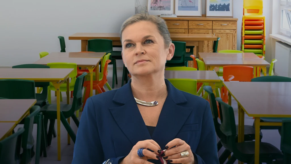 Minister edukacji Barbara Nowacka (kolaż: Aleksandra Włodarczyk/Interia.pl)
