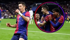Koncert Lewandowskiego na Bernabeu. Polak pogrążył Real, plan Flicka wypalił