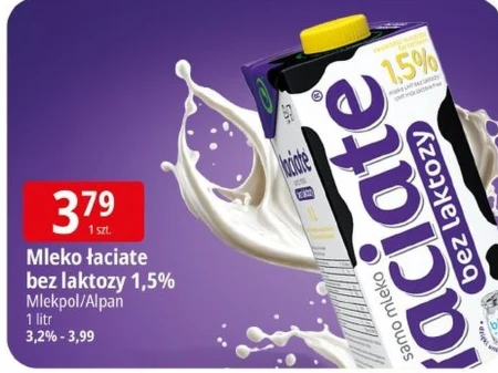 Mleko bez laktozy Łaciate