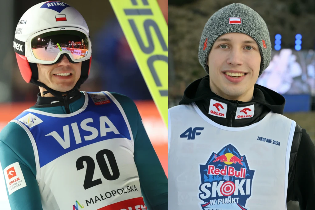 Kamil Stoch i Kacper Tomasiak