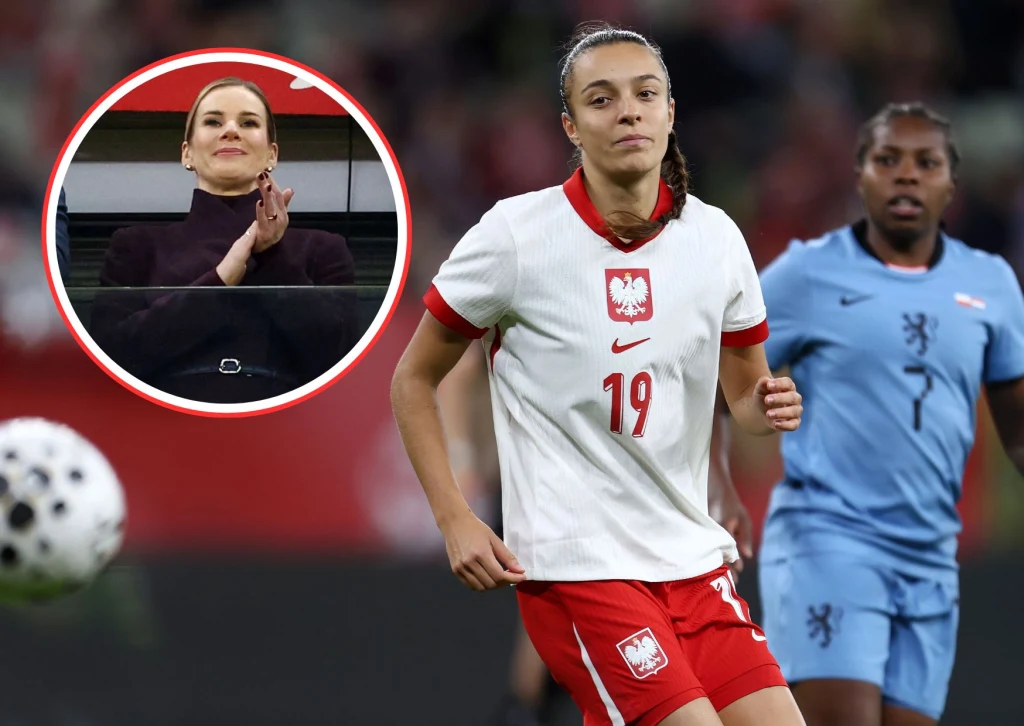 Polki zremisowały z Holenderkami. Mecz z wysokości trybun obserwowała Marta Nawrocka