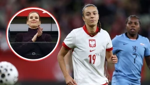Polki zremisowały z Holenderkami. Mecz z wysokości trybun obserwowała Marta Nawrocka