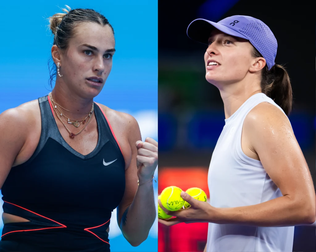 Aryna Sabalenka i Iga Świątek