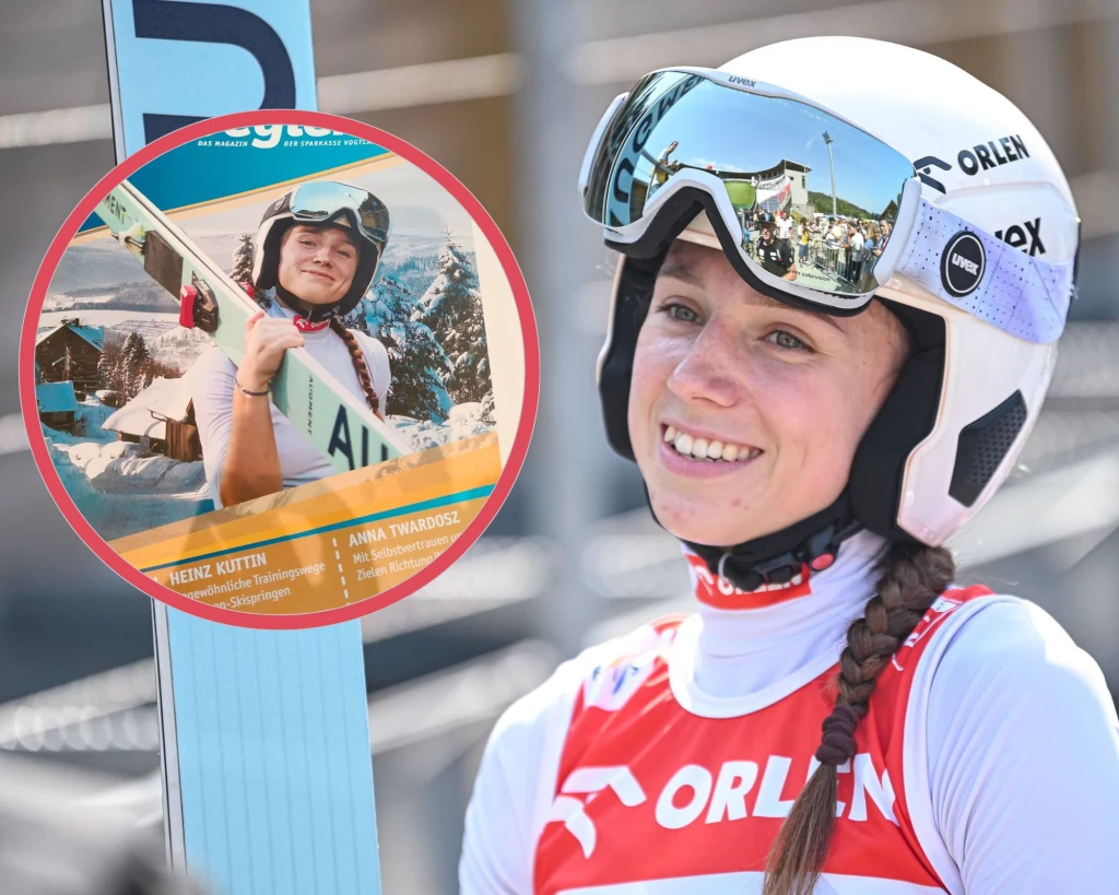 Anna Twardosz. W ramce na okładce magazynu "Flugbegleiter" Anna Twardosz. W ramce na okładce magazynu "Flugbegleiter"