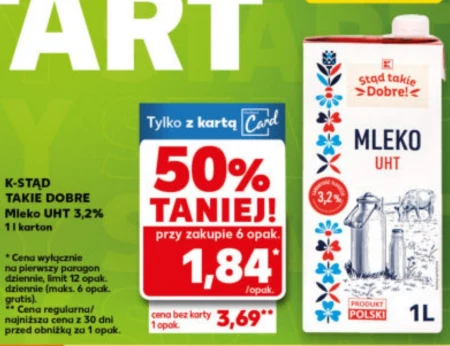 Mleko K-Stąd Takie Dobre