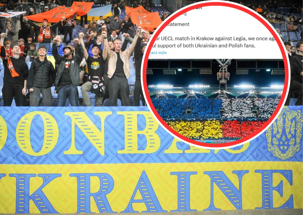 Szachtar Donieck wydał komunikat po meczu z Legią Warszawa