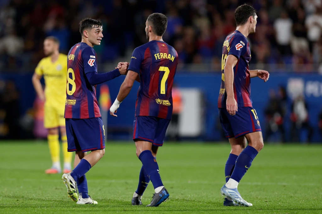 Pedri, Ferran Torres i Andreas Christensen