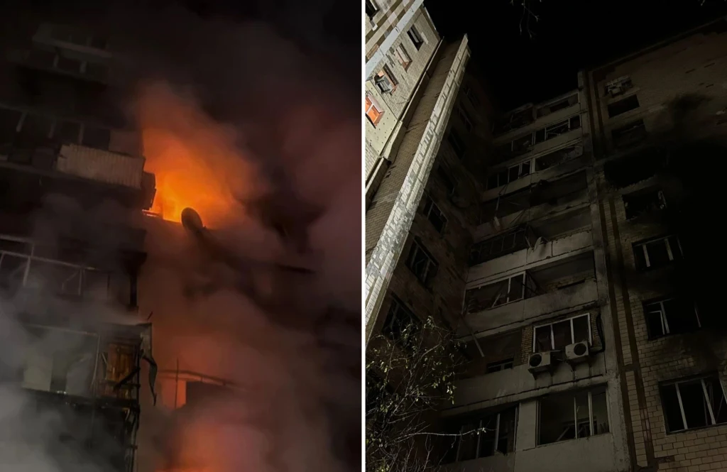 Rosjanie zaatakowali Kijów dronami Rosjanie zaatakowali Kijów dronami