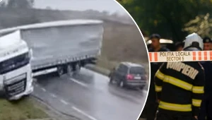 W Rumunii ciężarówka zderzyła się z samochodem osobowym