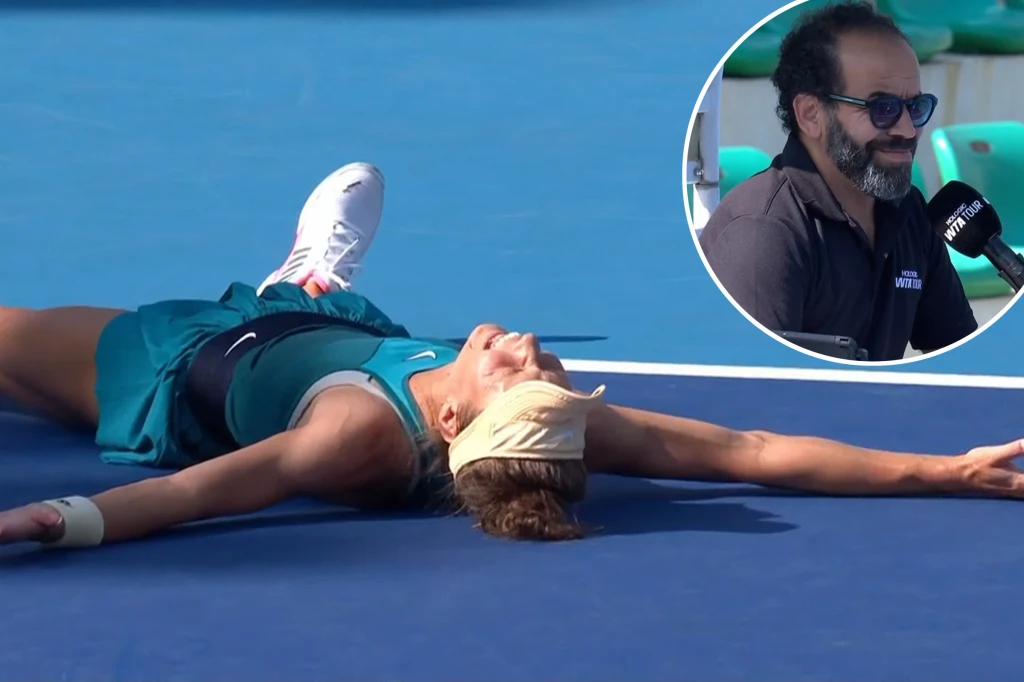 To reakcja Katarzyny Piter po ostatniej akcji meczu w Kantonie i ogłoszeniu rozstrzygnięcia przez Kadera Nouniego To reakcja Katarzyny Piter po ostatniej akcji meczu w Kantonie i ogłoszeniu rozstrzygnięcia przez Kadera Nouniego