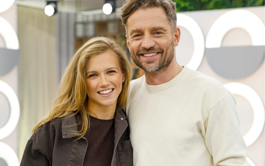 Agnieszka Kaczorowska i Marcin Rogacewicz