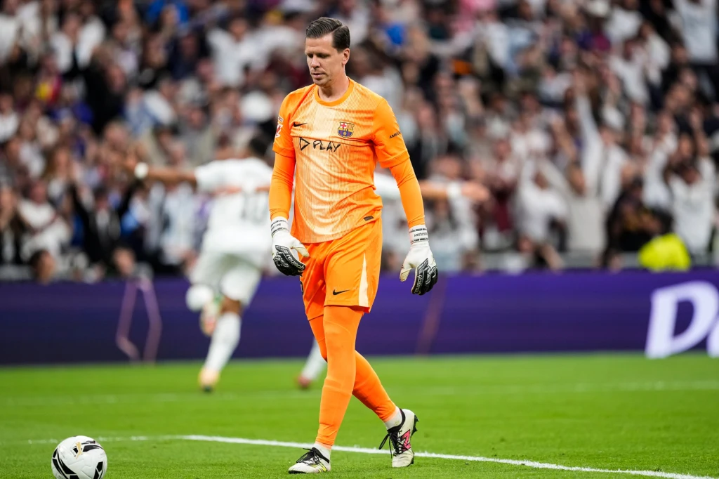 Kadr z meczu FC Barcelona - Real Madryt