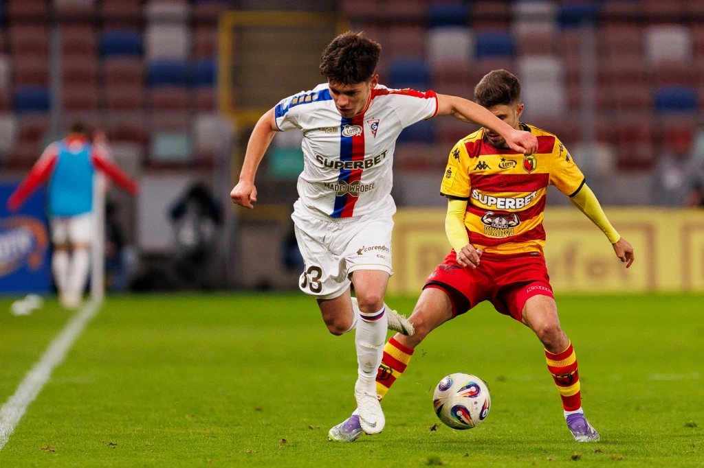 Kadr z meczu Górnik Zabrze - Jagiellonia Białystok Kadr z meczu Górnik Zabrze - Jagiellonia Białystok