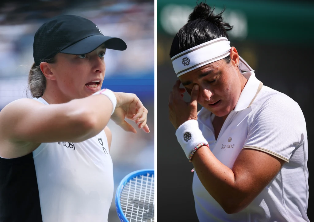 Iga Świątek i Ons Jabeur