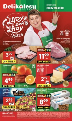 Gazetka promocyjna Delikatesy Centrum, ważna od 30.10.2025 do 05.11.2025.