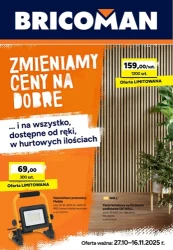 Zmieniamy ceny na dobre – Bricoman