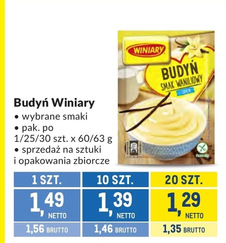 Пудинг Winiary