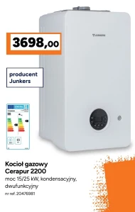 Kocioł gazowy Junkers
