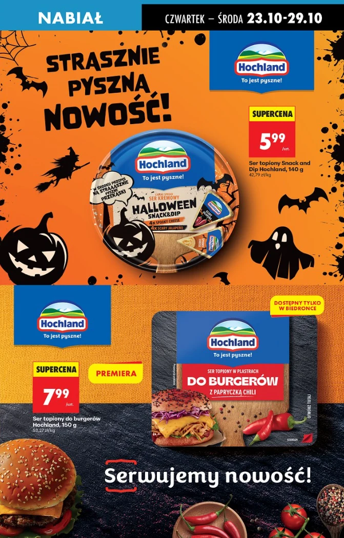 Ten ser to HIT Halloween! Kupisz go tylko w Biedronce Ten ser to HIT Halloween! Kupisz go tylko w Biedronce