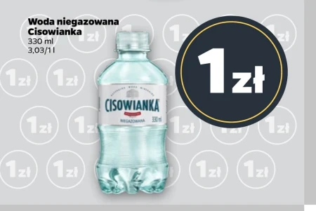 Woda niegazowana Cisowianka