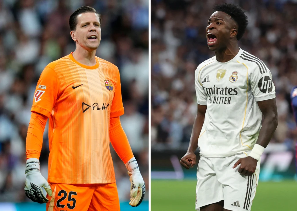 Wojciech Szczęsny i Vinicius Junior Wojciech Szczęsny i Vinicius Junior