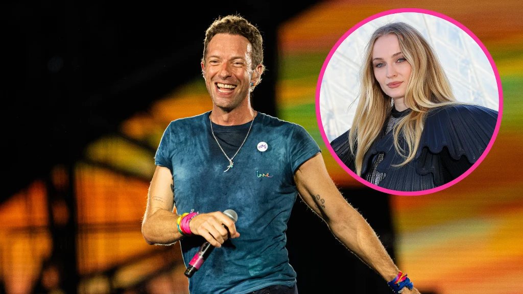 Chris Martin i Sophie Turner Chris Martin i Sophie Turner