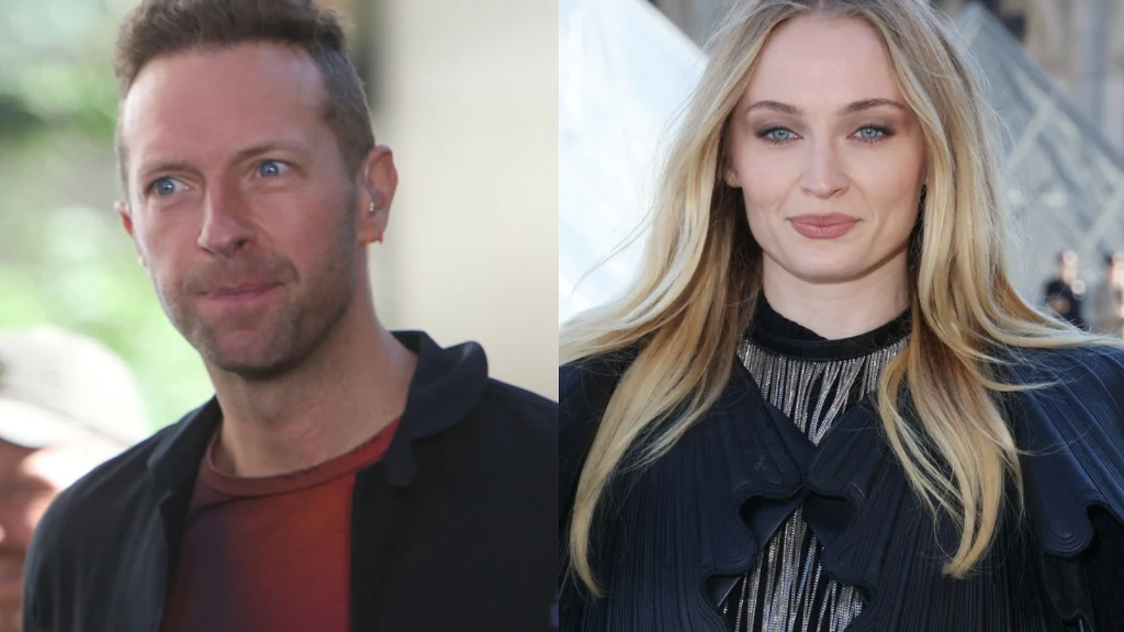 Chris Martin i Sophie Turner.