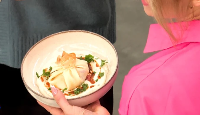 Sakiewki naleśnikowe z kurczakiem i warzywami 