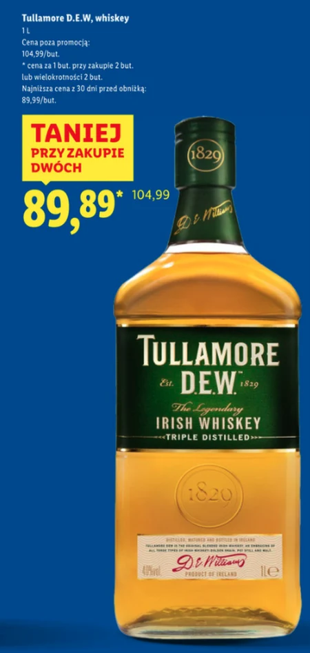 Whiskey Tullamore Dew