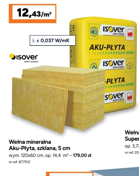 Wełna mineralna Isover