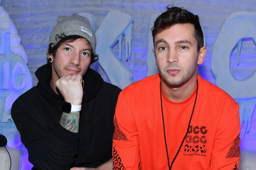 Josh Dun i Tyler Joseph z Twenty One Pilots Josh Dun i Tyler Joseph z Twenty One Pilots
