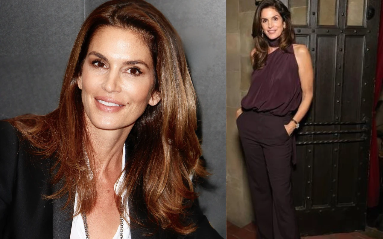Cindy Crawford w modnej stylizacji