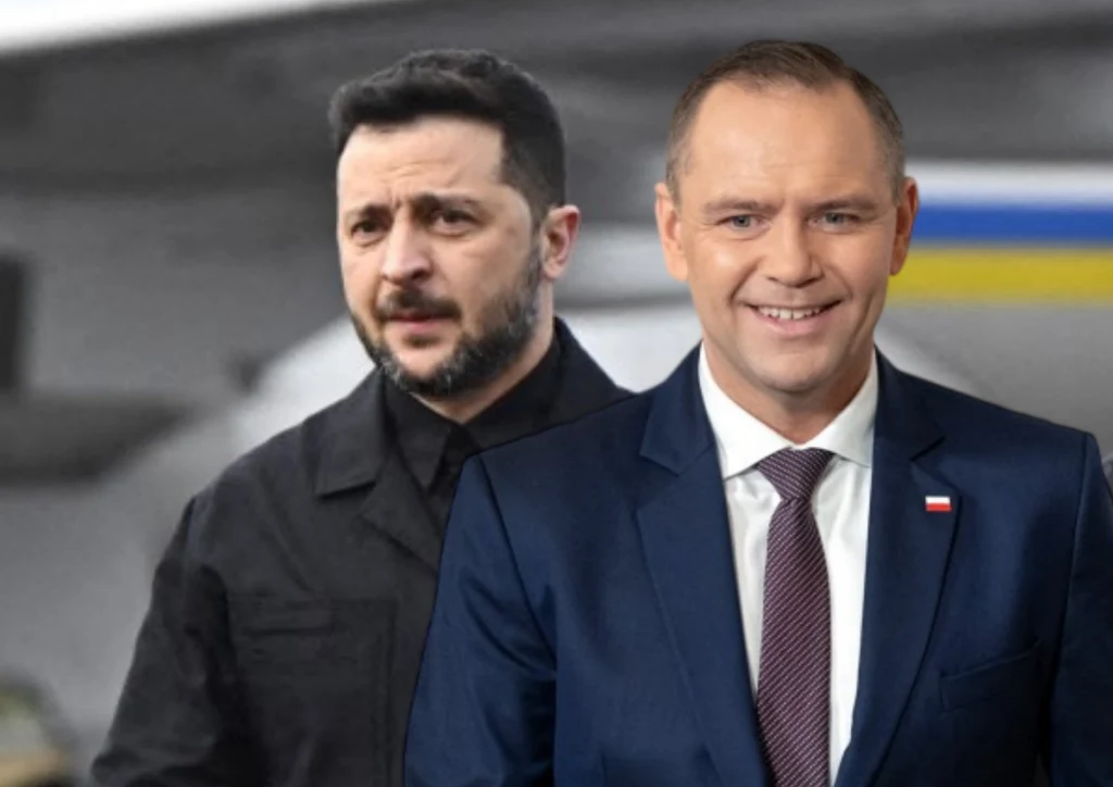 Karol Nawrocki jako prezydent odwiedził już kilka krajów. Na tej liście na razie brakuje Ukrainy. Na zdj. po lewej Wołodymr Zełenski