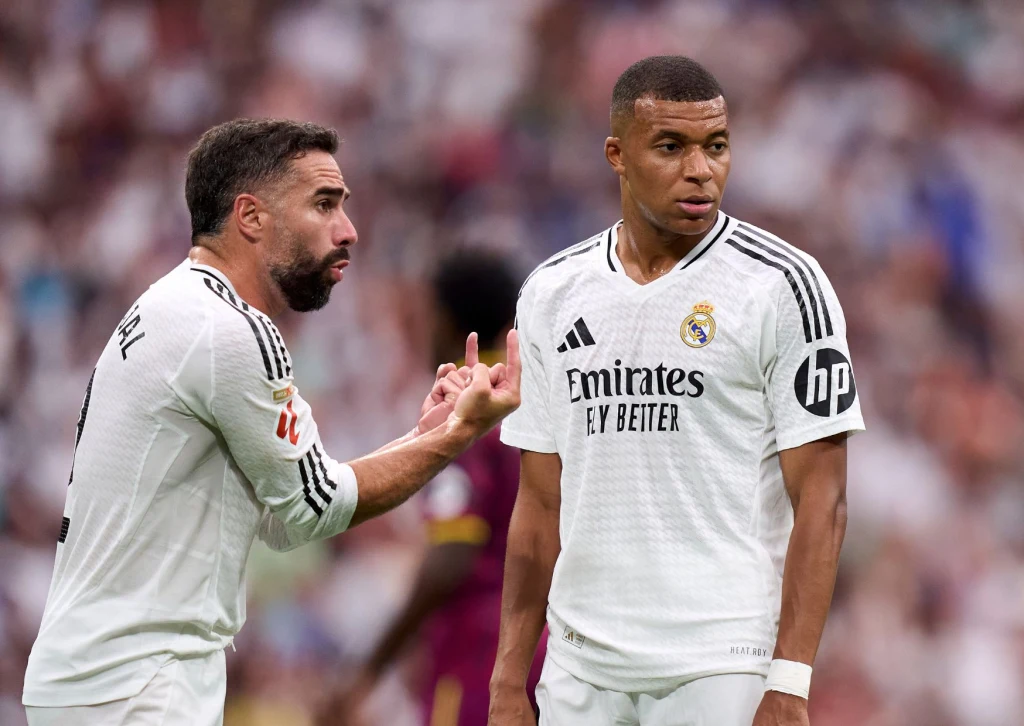 Dani Carvajal i Kylian Mbappe Dani Carvajal i Kylian Mbappe
