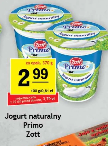 Jogurt naturalny Primo