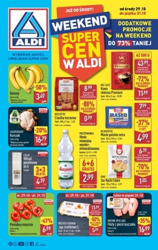 Gazetka promocyjna Aldi, ważna od 29.10.2025 do 31.10.2025.