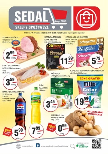 Gazetka promocyjna Sedal, ważna od 29.10.2025 do 08.11.2025.