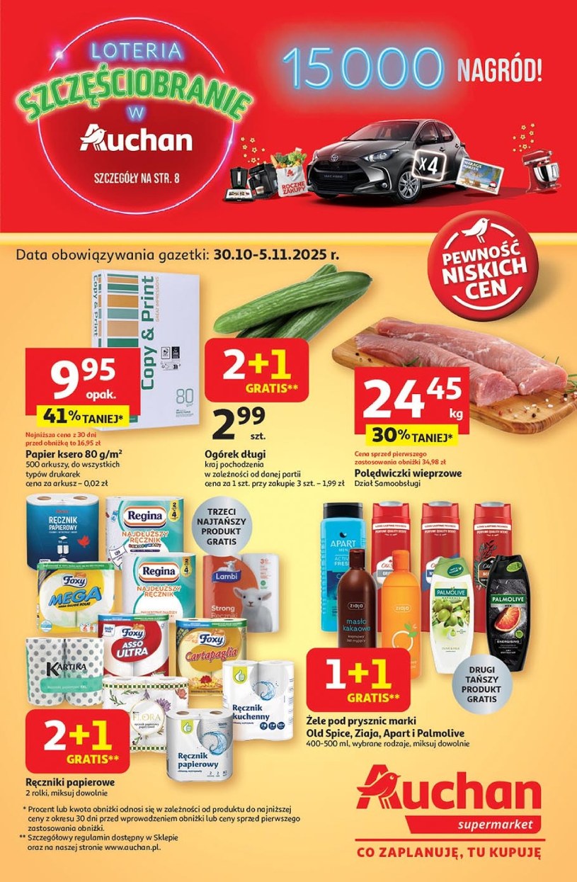 Gazetka promocyjna Auchan Supermarket - ważna od 30. 10. 2025 do 05. 11. 2025