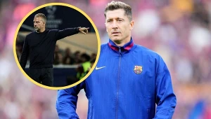 Robert Lewandowski i Hansi Flick