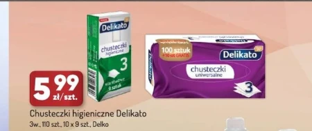 Chusteczki higieniczne Delikato