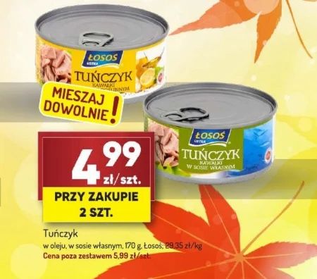 Tuńczyk w sosie własnym Łosoś