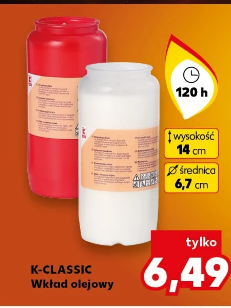 Wkład olejowy K-Classic