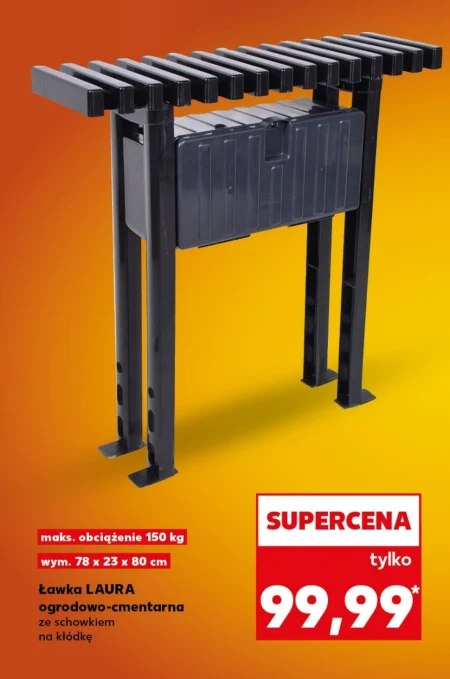 Ławka ze schowkiem Laura