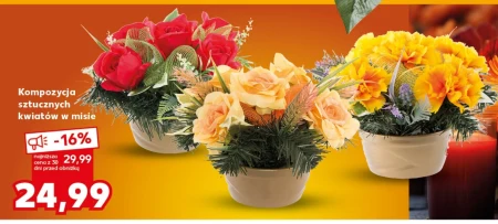 Sztuczna kompozycja kwiatów